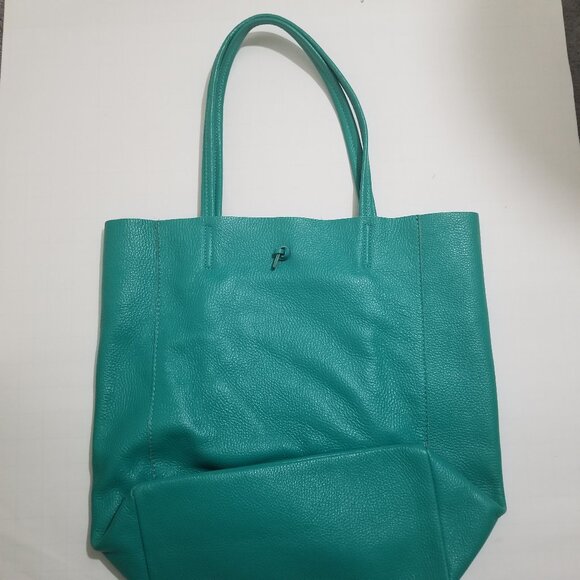 Vera Pelle Brand leather purse in Green - Picture 2 of 12